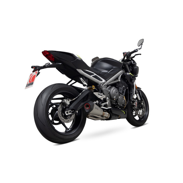 Scorpion Exhaust Triumph Street Triple 765 R / RS 2020 - 2022 Serket Taper Slip-on Titanium Sleeve